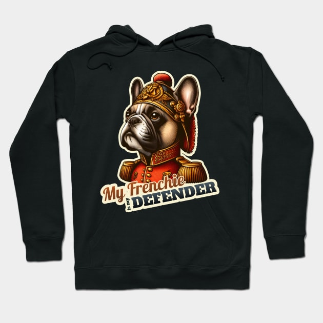 Guard french bulldog Hoodie by k9-tee